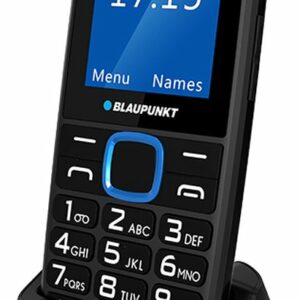 Blaupunkt BS04 B – Mobiele Senioren Telefoon Op 2G Netwerk – Zwart Blauw
