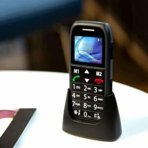 Fysic Big Button Basic Mobiele Senioren Telefoon – Zwart
