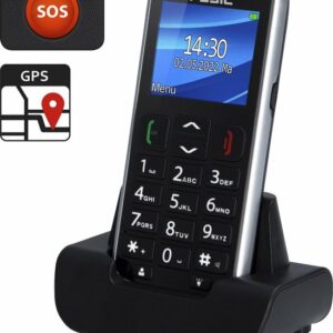 Fysic Senioren Mobiele Telefoon GSM Big Button Grote Toetsen + Simkaart Simlockvrij