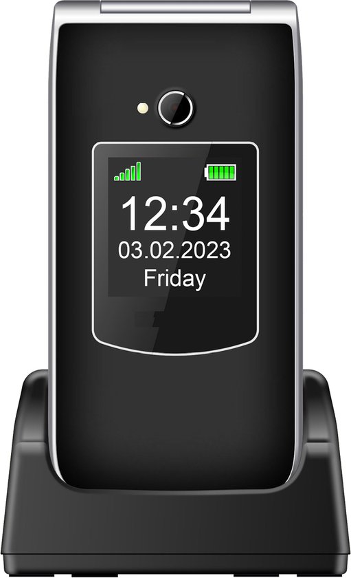 GSM SL645S Simlock vrije Senioren mobiele telefoon | Eenvoudig menu | 2,8”(7,11 cm) display | SOS Knop |